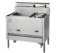 角型うどん釜・ゆがき槽付湯煎器